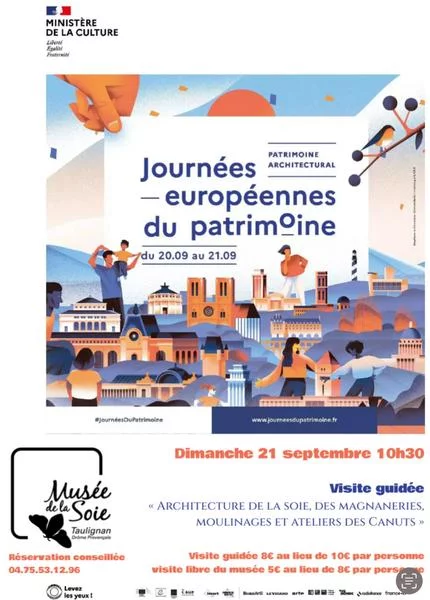 Visite Guidée « Architecture de la Soie, des Magnaneries, moulinages et ateliers des Canuts »