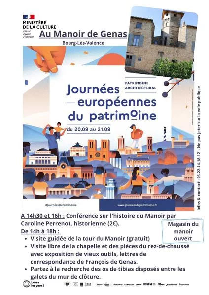 Journées du Patrimoine au Manoir de Genas