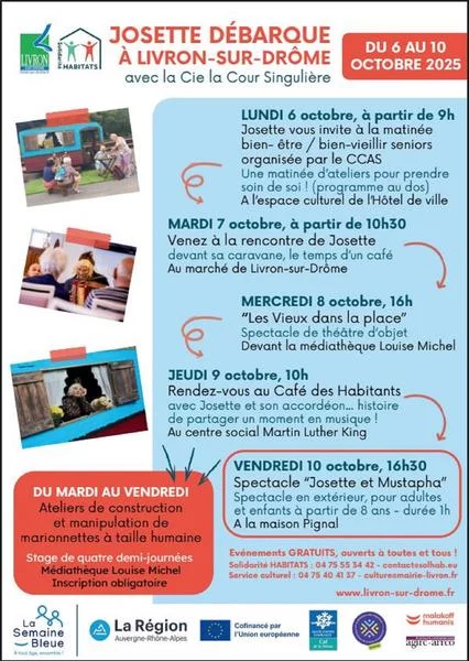 Josette : Mini-Spectacle « Les vieux dans la place »