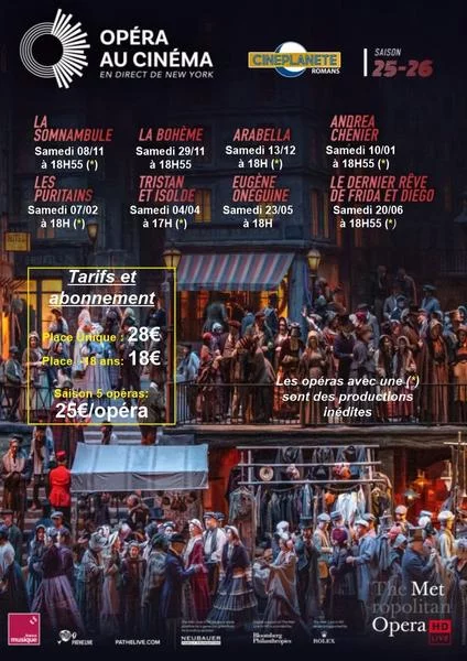Opéra au Cinéma – Andréa Chénier