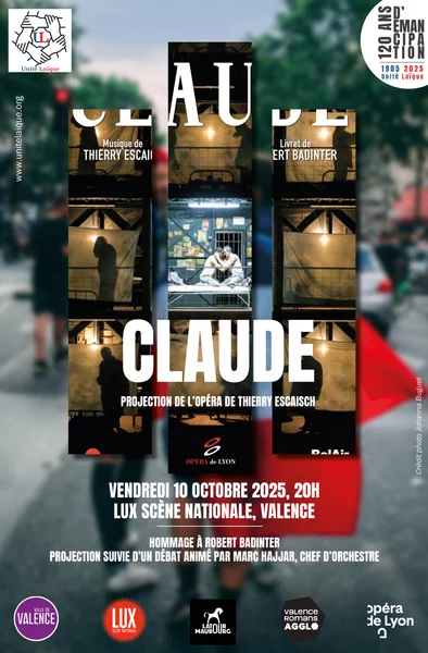 Opéra-débat avec la projection de l’opéra « Claude », en partenariat avec l’Opéra de Lyon