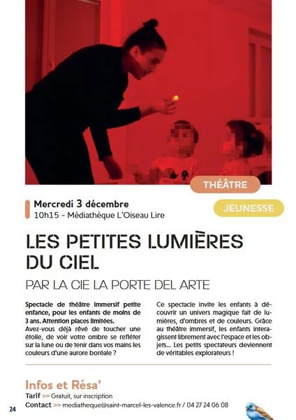 Spectacle : Les petites lumières du ciel