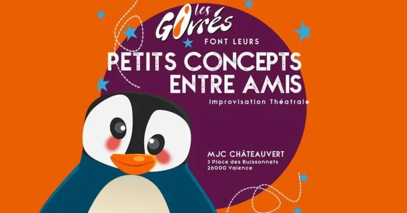 Spectacle d’impro avec les Givrés : Petits concepts entre amis