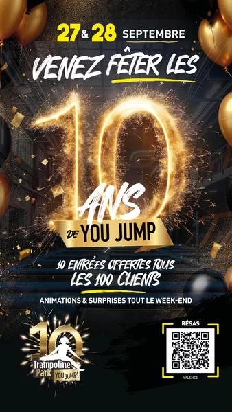 Viens fêter les 10 ans de You Jump