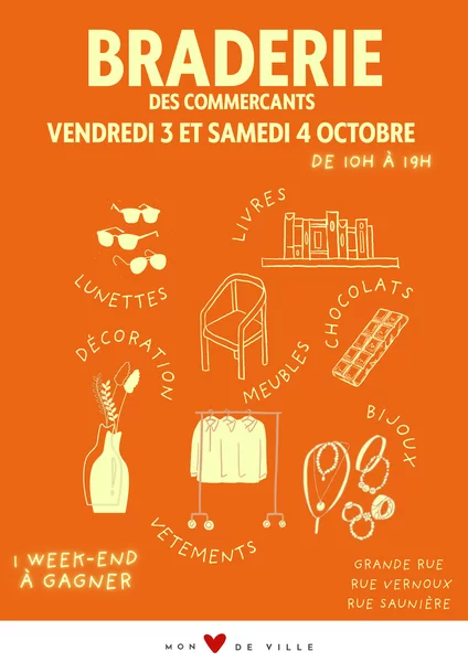 Braderie des commerçants du Coeur de Ville