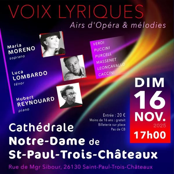 Concert voix lyriques