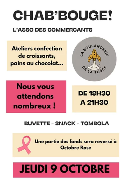 Chab’Bouge ! – Octobre Rose
