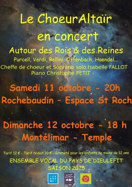 Concert du Choeur Altaïr de Dieulefit