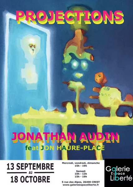 Exposition « Projections » de Jonathan Audin, sonorisé par Jon Haure-Placé