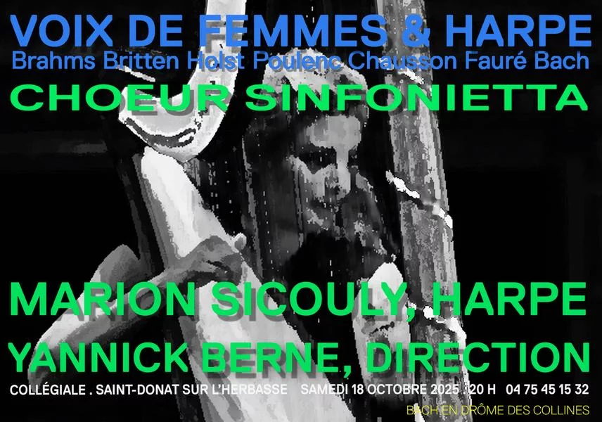 Voix de femmes et harpe – Bach en Drome des Collines