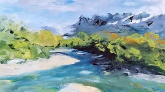Exposition « Les Ramières » – Huile au couteau