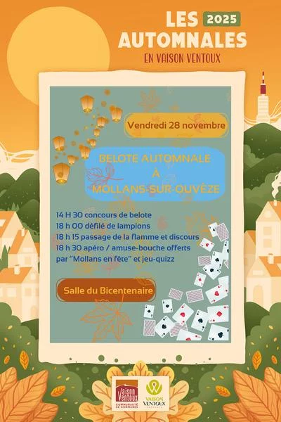 Belotes automnales à Mollans – Les Automnales en Vaison Ventoux