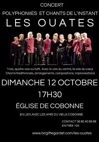 Concert de l’ensemble vocal les Ouates