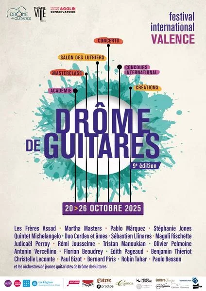 Festival international Drôme de guitares : Création de Robin Tahar et Quintet Michelangelo.