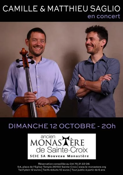 Concert – Camille et Matthieu Saglio