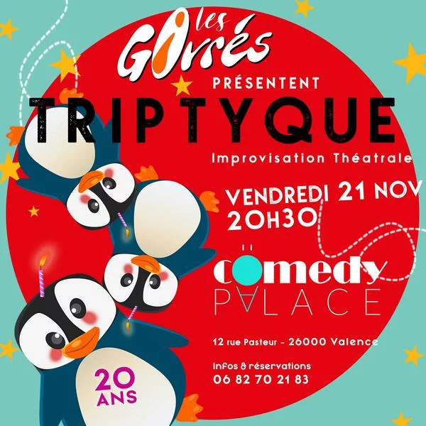 Spectacle d’impro : « Tryptique » avec Les Givrés