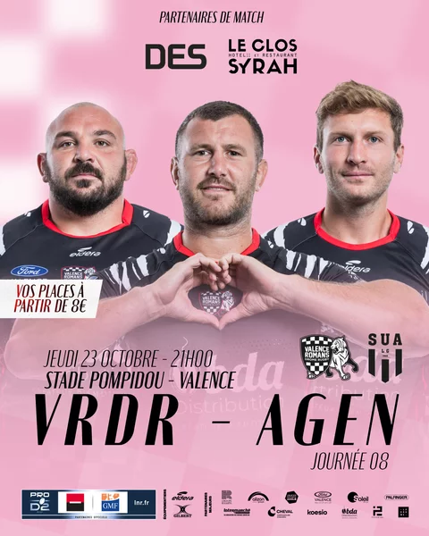 Match de rugby : VRDR vs Agen