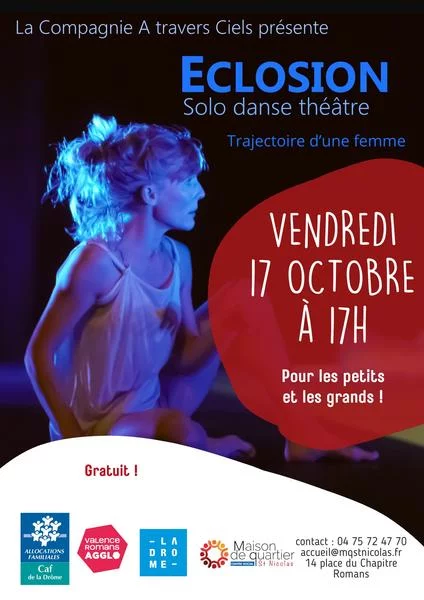 Spectacle solo danse-théâtre « Eclosion »