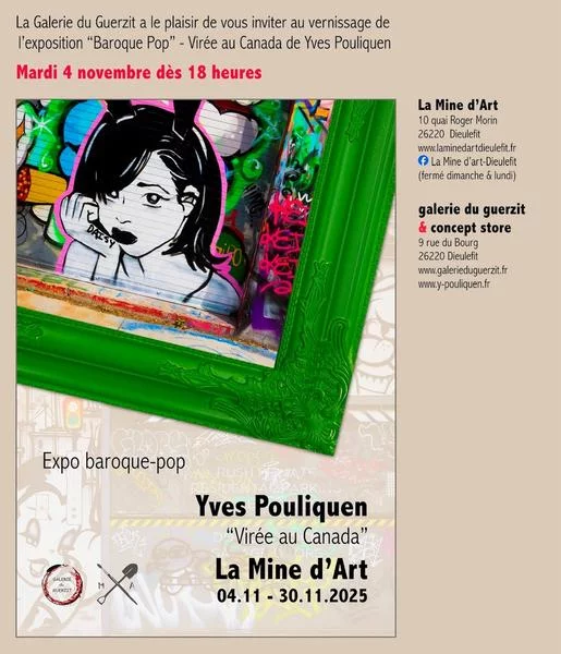 Vernissage Expo baroque-pop « Virée au Canada »