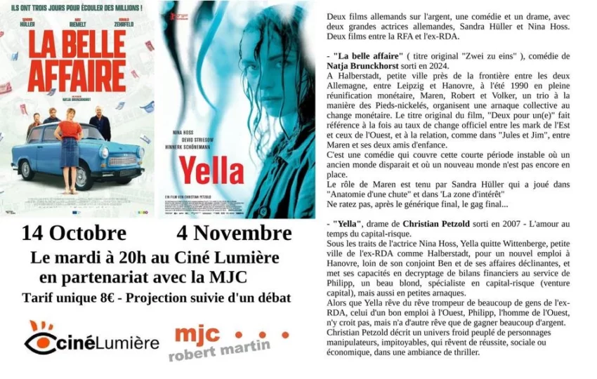Ciné-débat : Projection du film « Yella » de Christian Petzold
