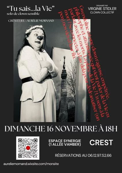 Spectacle d’un clown sensible : « Tu sais … la Vie » avec Clown Collectif