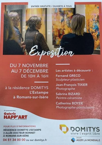 Exposition à la Résidence Domitys l’Estampe