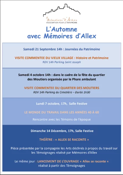 Théâtre : Allex se raconte