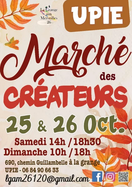 Marché de créateurs à la Grange