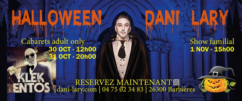 Spectacle Halloween en famille – Ateliers Magiques de Dani Lary