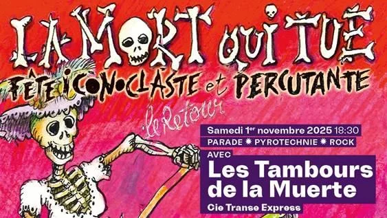 Fête « La Mort qui tue, le retour » à la Gare à coulisses: déambulation, surprises et concerts!