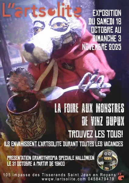 La Foire aux Monstres de Vinz Dupux, une exposition « monstrueuse »