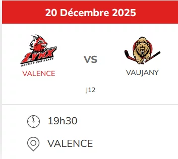 Match Les Lynxs vs Vaujany