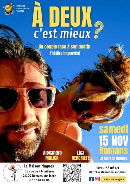 Théâtre Les Excités – A deux, c’est mieux ?