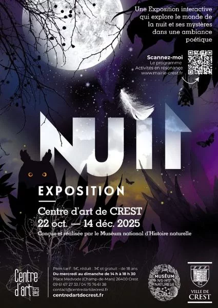 Exposition « Nuit ». Visite à la lampe torche. Centre d’Art