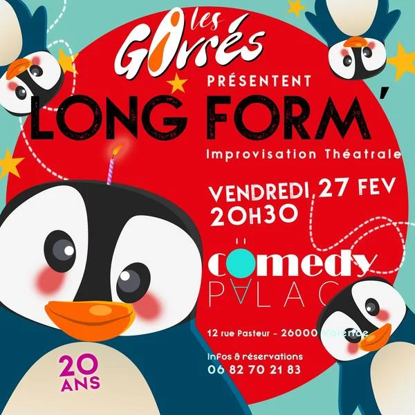 Spectacle d’impro : « Long form’ » avec Les Givrés