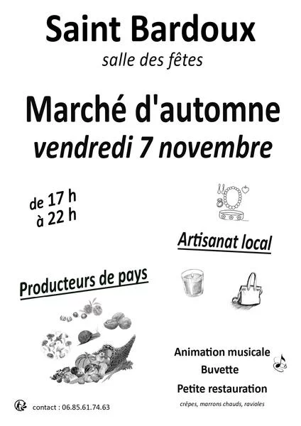 Marché d’automne de St Bardoux