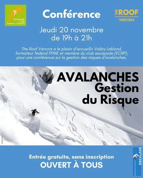 Conférence : Gestion du Risque d’Avalanche
