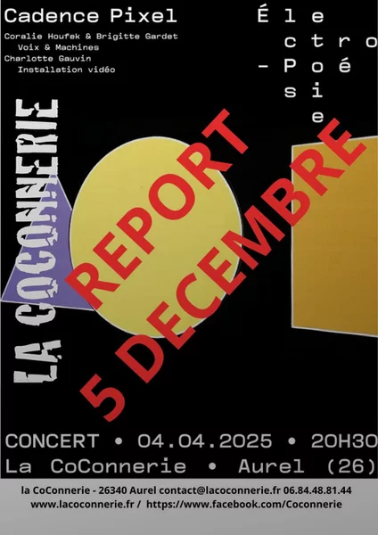 La CoConnerie – Cadence Pixel – Electro-poésie