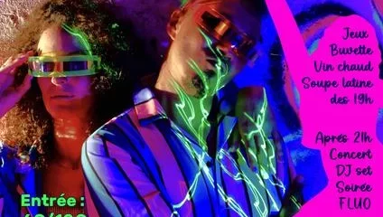 Renc’Arts l’Arsène: apéro jeux et soirée fluo/concert