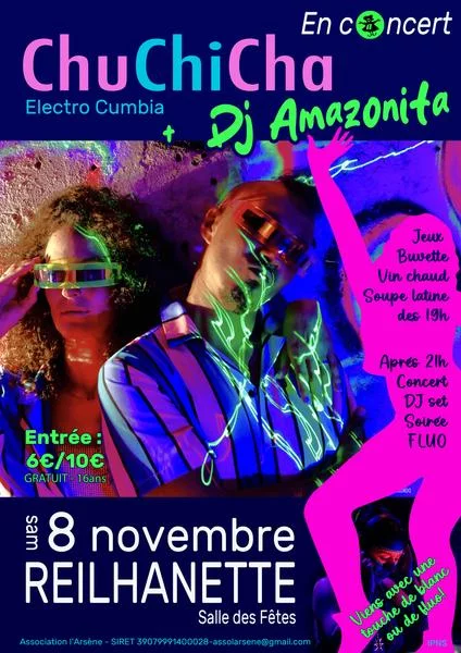 Renc’Arts l’Arsène: apéro jeux et soirée fluo/concert