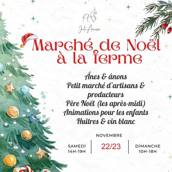 Marché de Noël chez Juli’Anesse