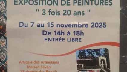 60ème anniversaire de l’Amicale des Arméniens de Romans : Exposition de peintures -« 3 fois 20 ans »