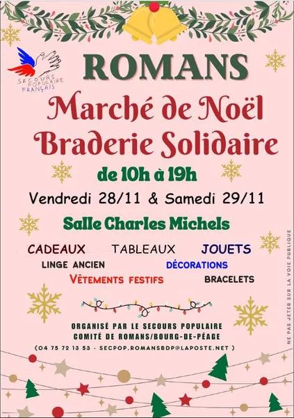 Marché de Noël du Secours Populaire
