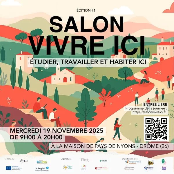 Salon Vivre Ici – Etudier, travailler et habiter en Drôme provençale