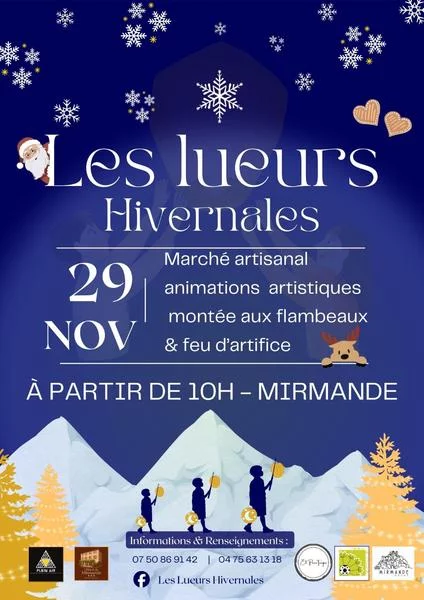 Les Lueurs Hivernales : Marché de Noël et animations artistiques