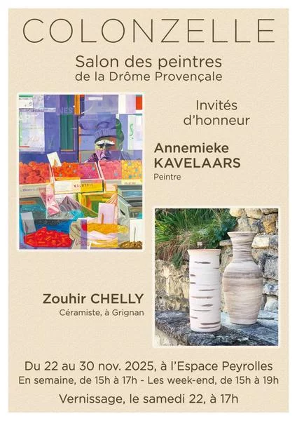 Salon des peintres en drôme provençale