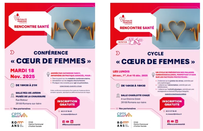 Cycle de conférences Coeur de femmes – Rencontre Santé