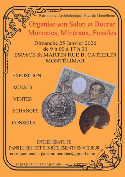 Salon-Bourse Monnaies Minéraux Fossiles
