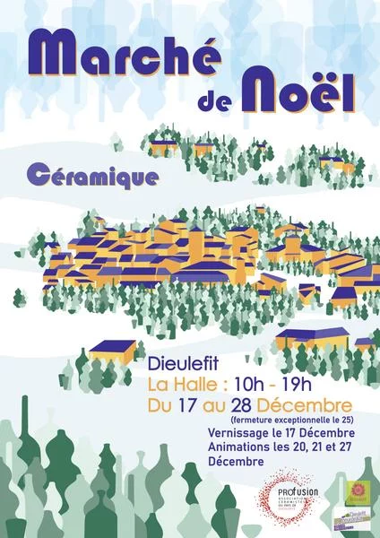 Marché de Noël céramique
