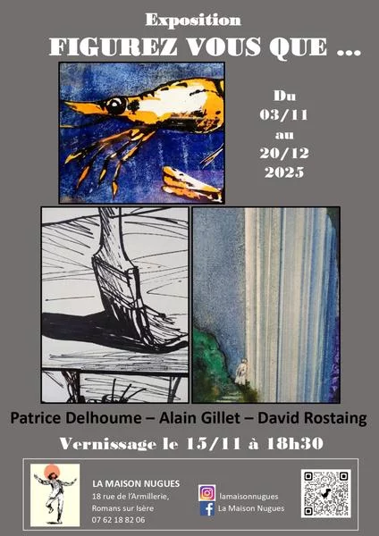 Exposition 3 artistes « Figurez-vous que… »